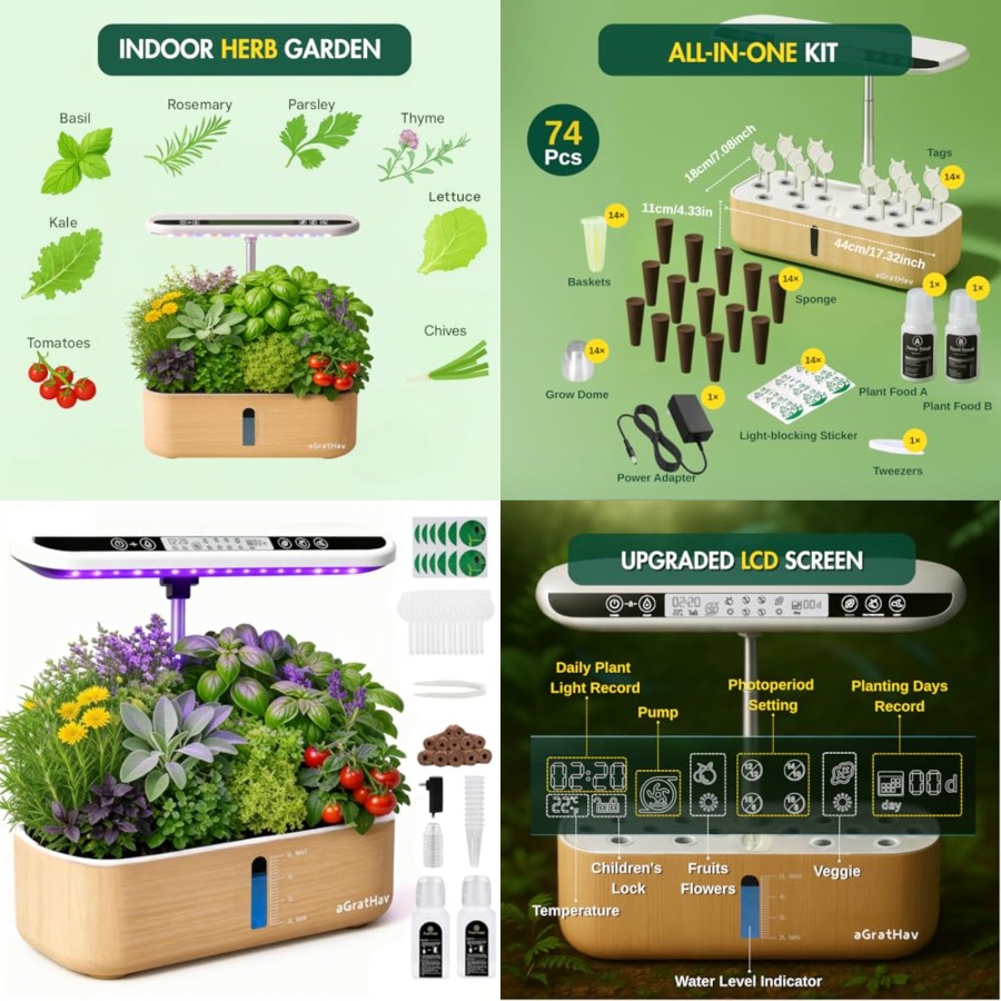 Smart Garden - Hydroponics Growing System Kit, Indoor Herb