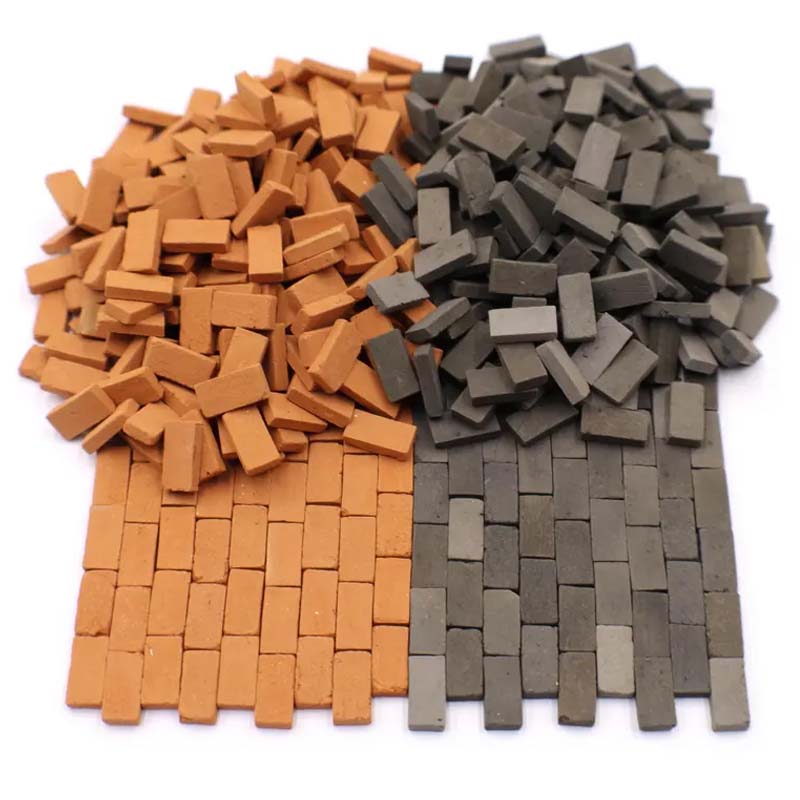 1box 50pcs bricks in Red Grey  - Smart Garden Diy recensie en prijs