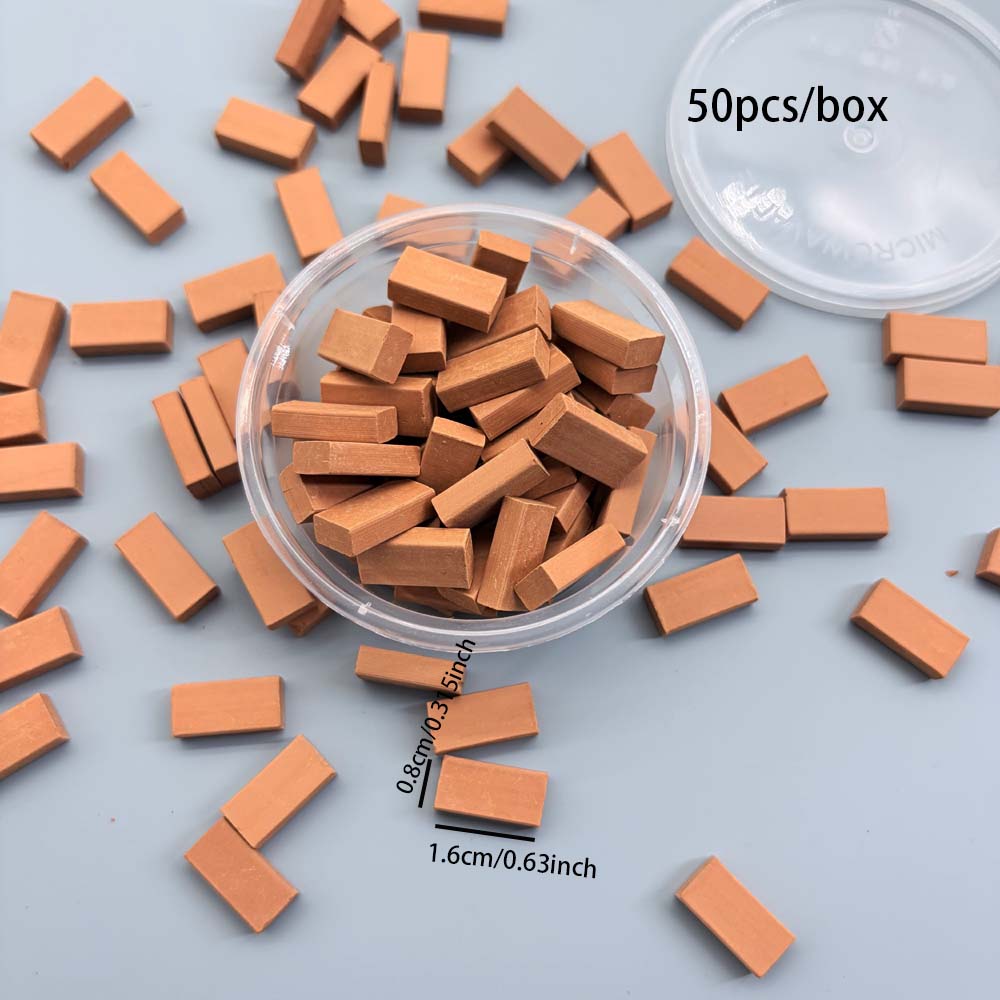 1box 50pcs bricks in Red Grey  - Smart Garden Diy recensie en prijs
