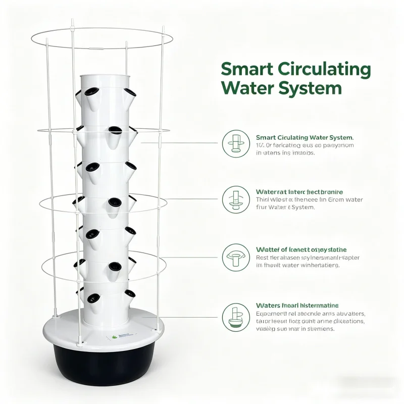 Spacetree Vertical Hydroponic  - Smart Garden Vertical Planter recensie en prijs