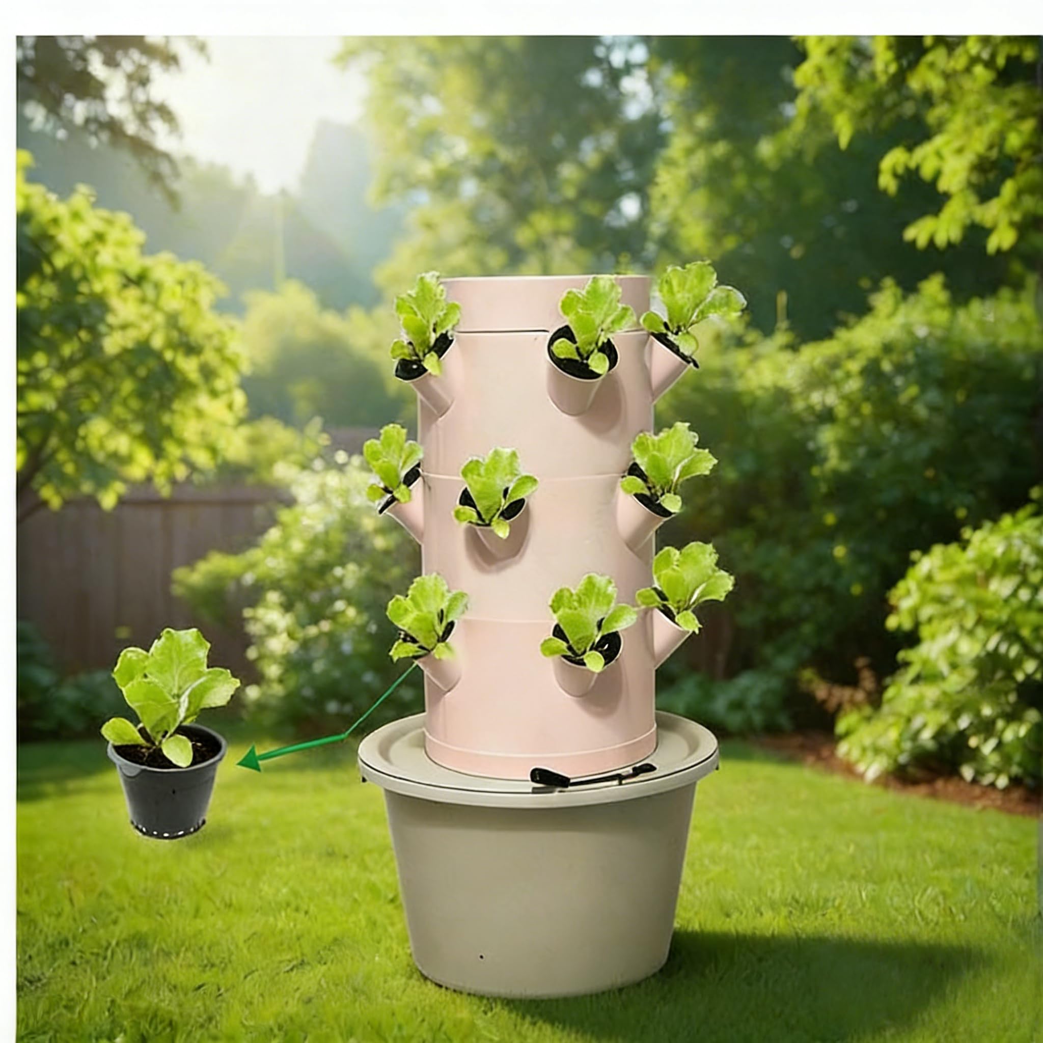 Vertical Hydroponic Growing Sy - Smart Garden Vertical Planter recensie en prijs