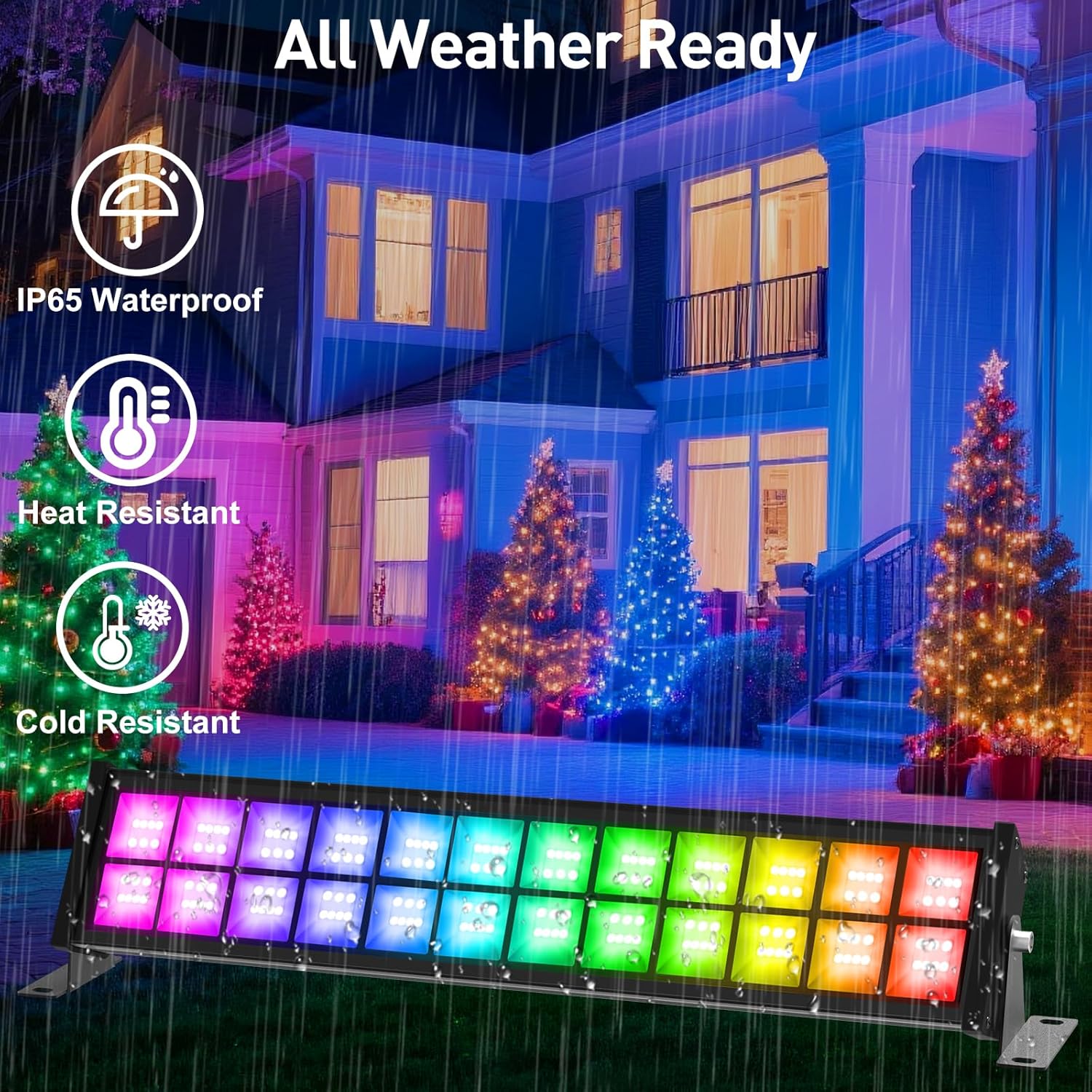 50/72W RGB LED Floodlight Bar  - Smart Garden Uk recensie en prijs