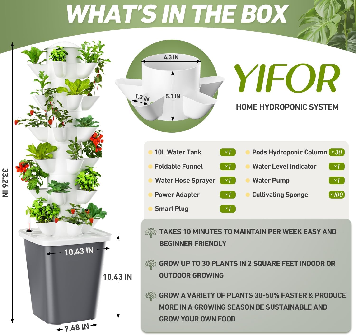 Vertical Hydroponics Garden To - Smart Garden Vertical Planter recensie en prijs