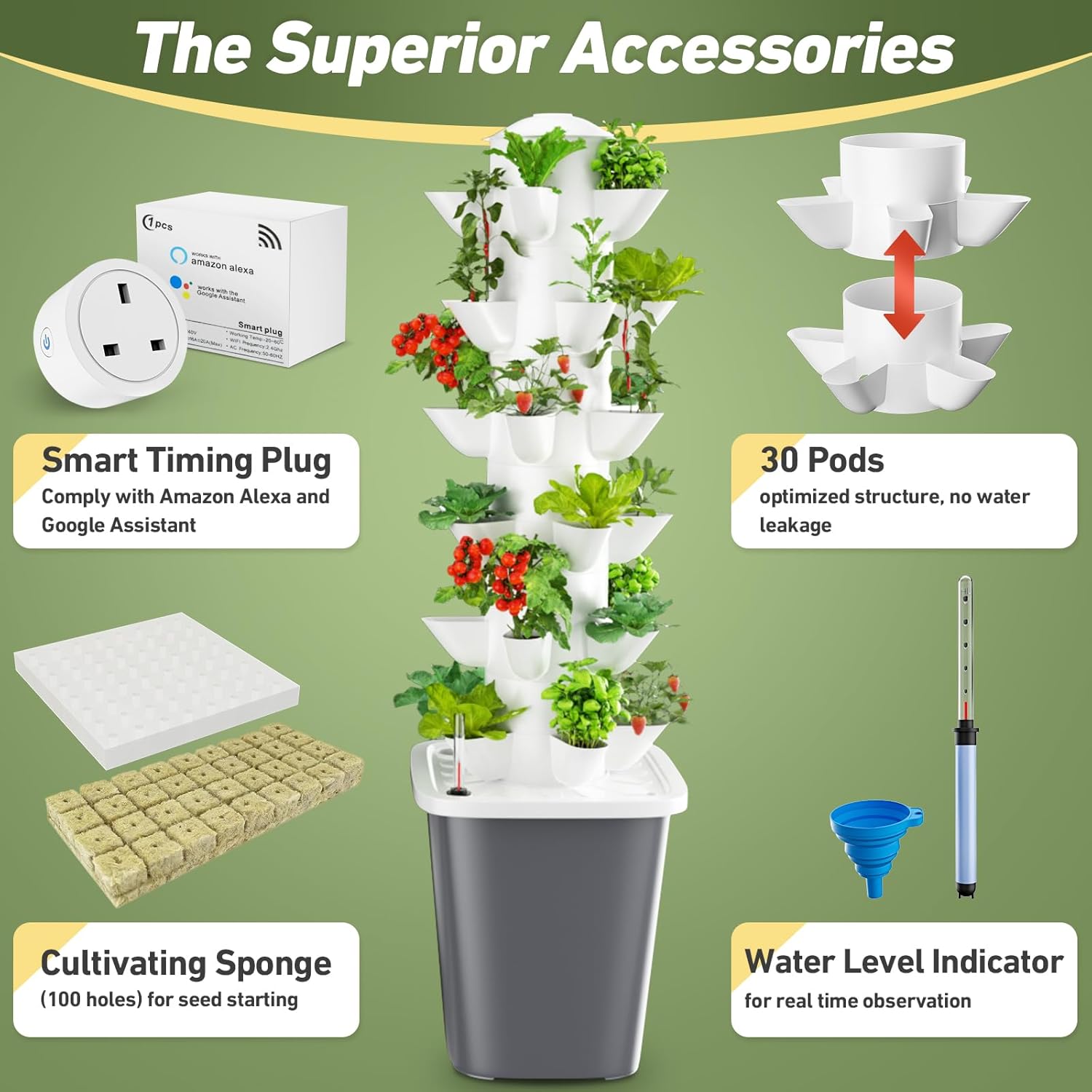 Vertical Hydroponics Garden To - Smart Garden Vertical Planter recensie en prijs
