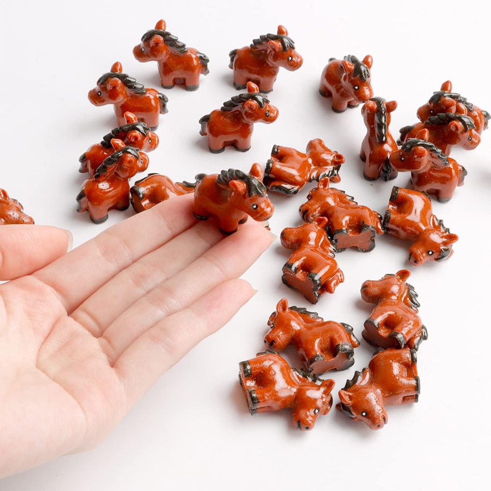 2/5pcs Mini Resin Horse Miniat - Smart Garden Diy recensie en prijs