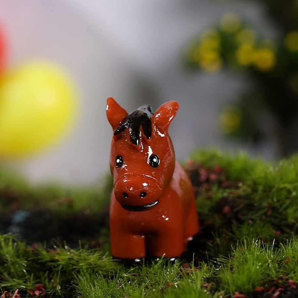 2/5pcs Mini Resin Horse Miniat - Smart Garden Diy recensie en prijs