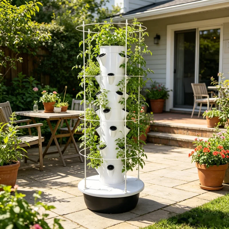 9 Layer Hydroponic Tower Indoo - Smart Garden Vertical Planter recensie en prijs