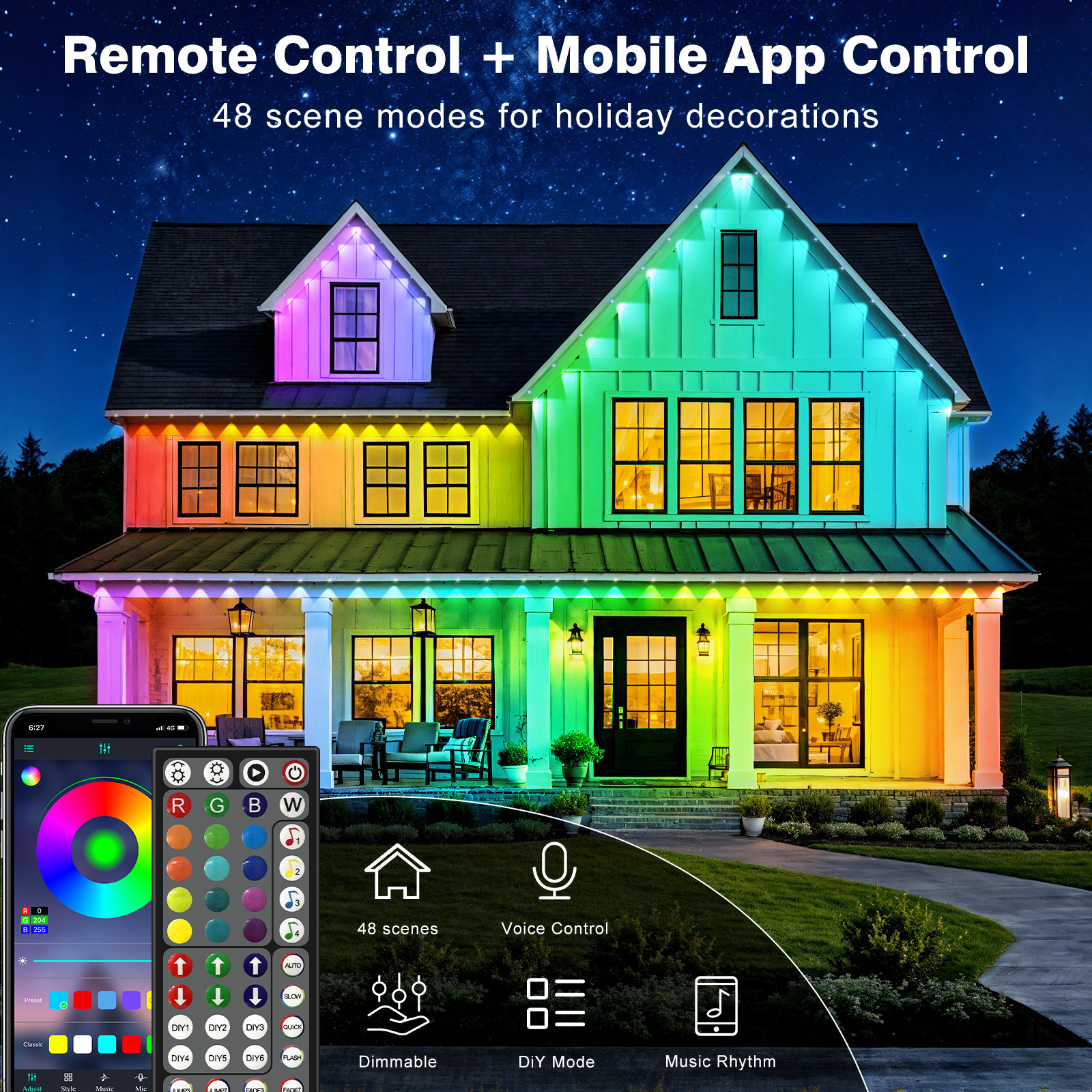 500FT Permanent Outdoor LED St - Smart Garden Diy recensie en prijs