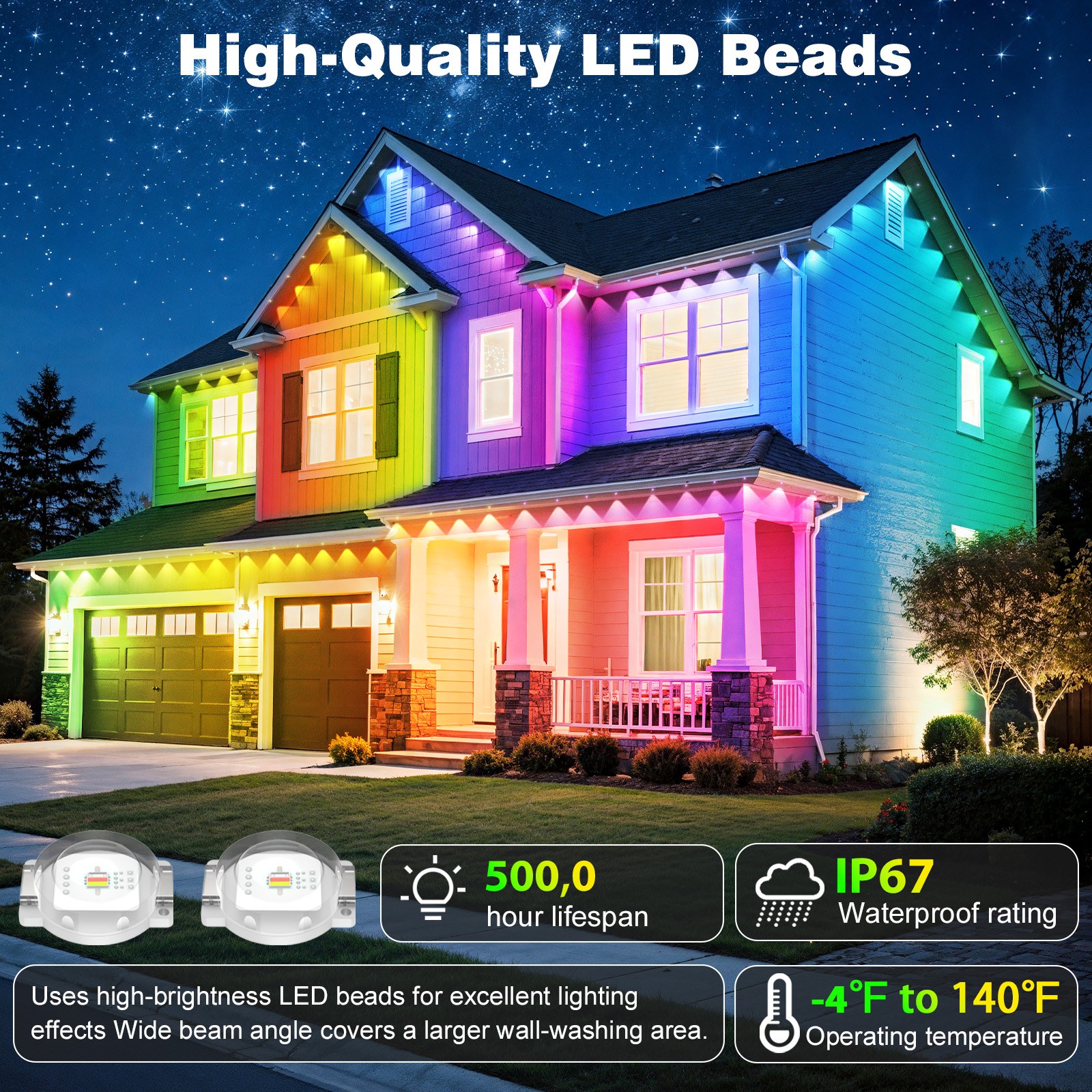 500FT Permanent Outdoor LED St - Smart Garden Diy recensie en prijs