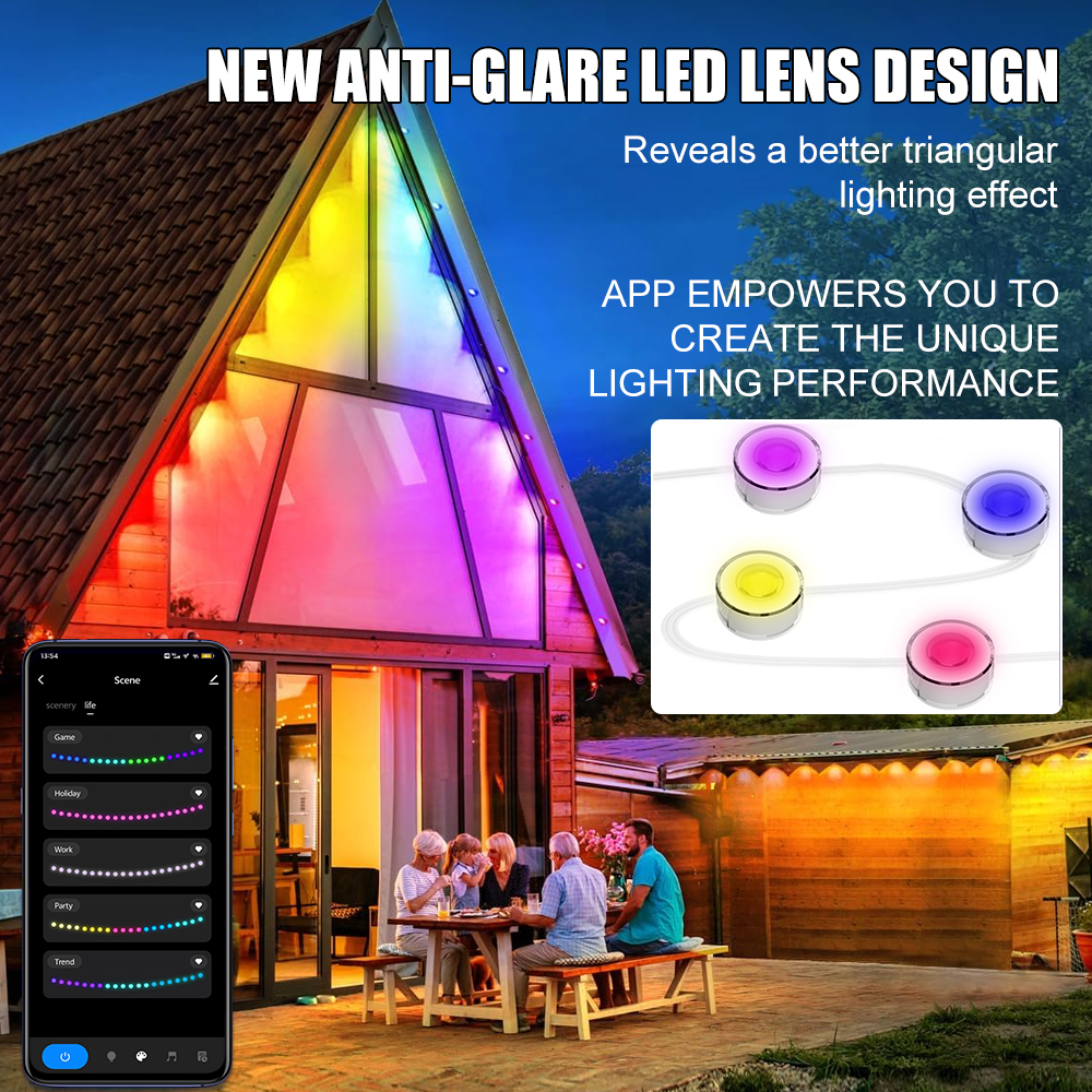 Smart WIFI RGB Eaves Lighting  - Smart Garden Diy recensie en prijs