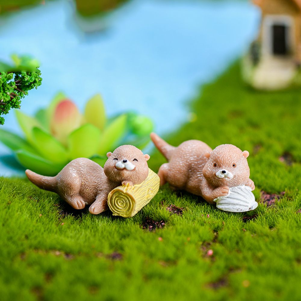 Otters Figurine Mini Home Deco - Smart Garden Diy recensie en prijs