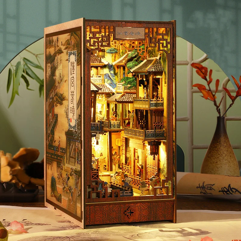 OUZEY DIY Wooden Book Nook Min - Smart Garden Diy recensie en prijs