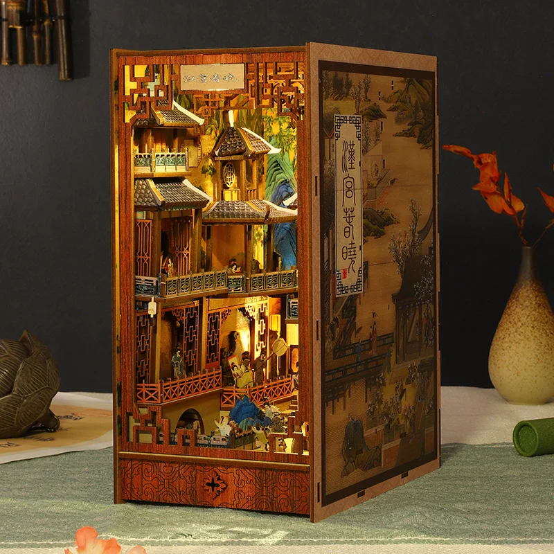 OUZEY DIY Wooden Book Nook Min - Smart Garden Diy recensie en prijs