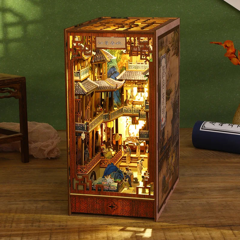 OUZEY DIY Wooden Book Nook Min - Smart Garden Diy recensie en prijs