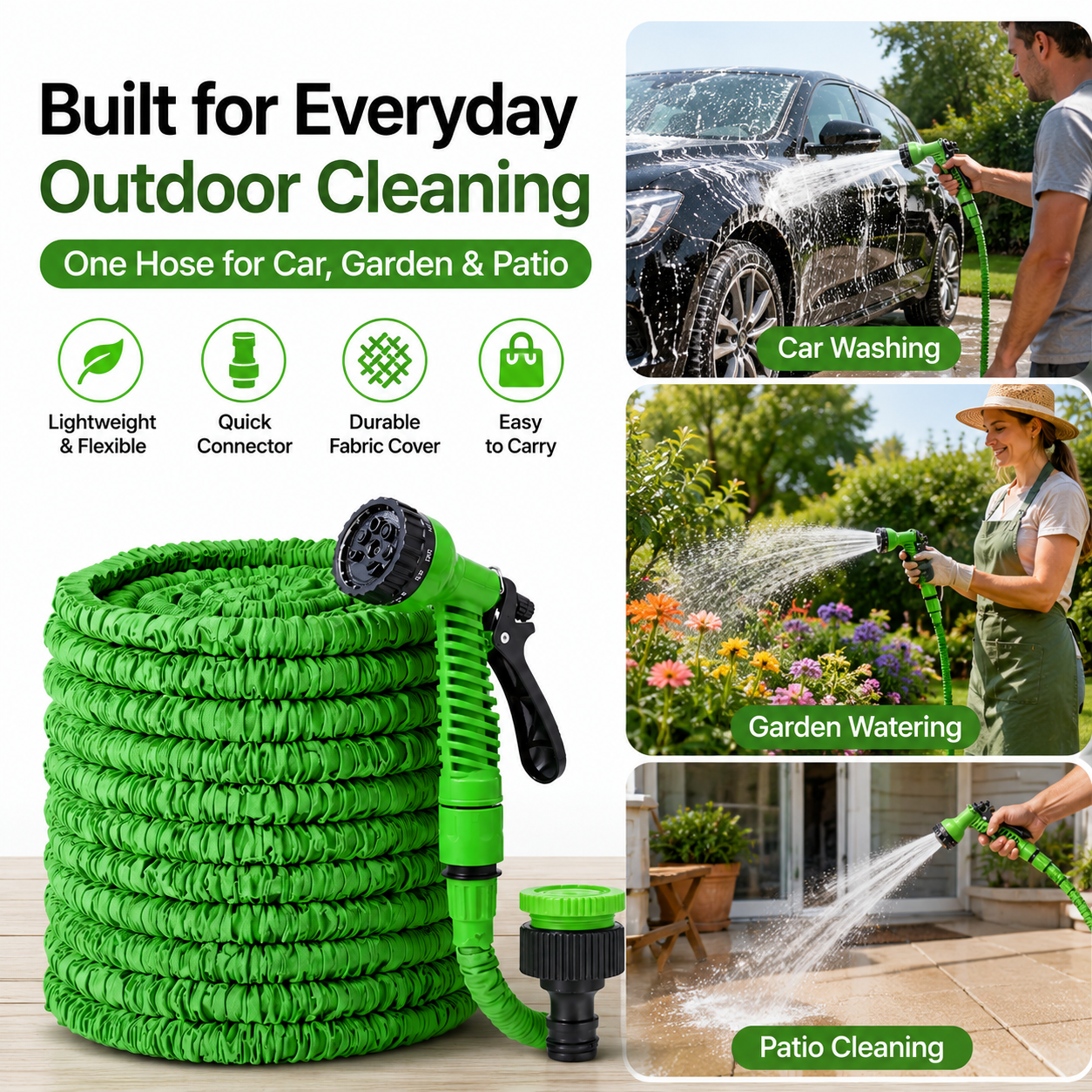 Retractable Garden Hose with H - Smart Garden Diy recensie en prijs