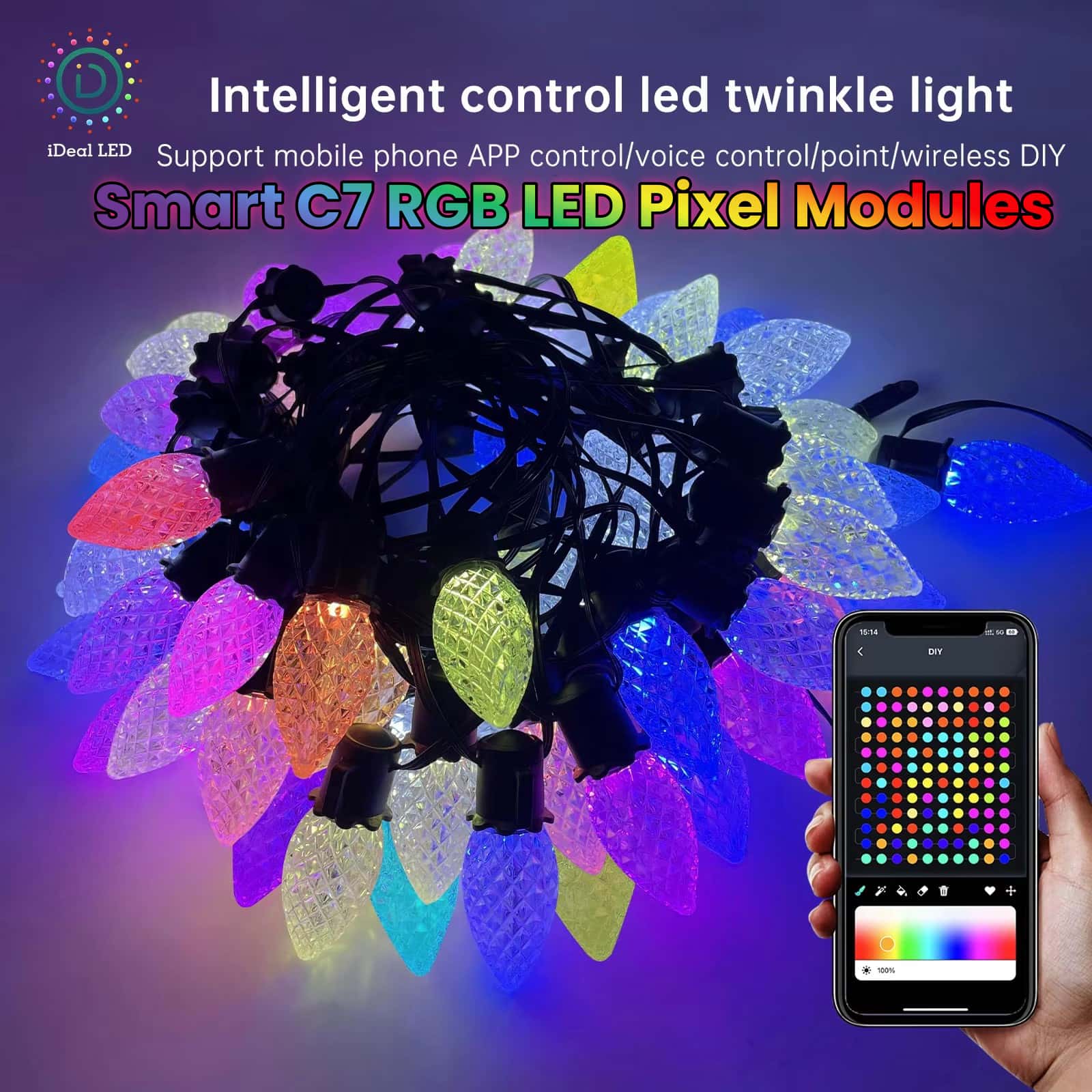 New Smart C7 RGB LED Pixel Mod - Smart Garden Diy recensie en prijs