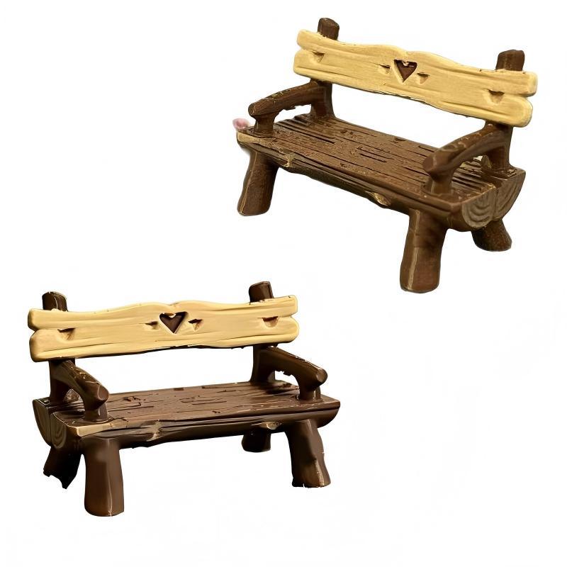 2Pcs 1/12 Miniature Bench Doll - Smart Garden Diy recensie en prijs